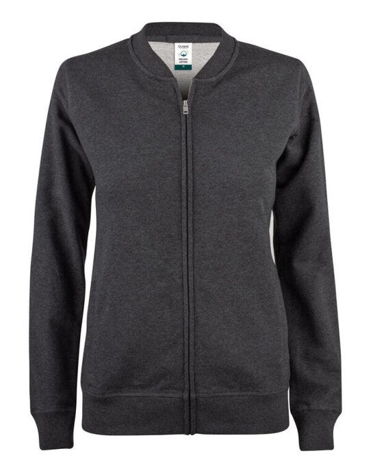 Clique CQ021007 Ladies Premium OC Cardigan - Anthracite Melange