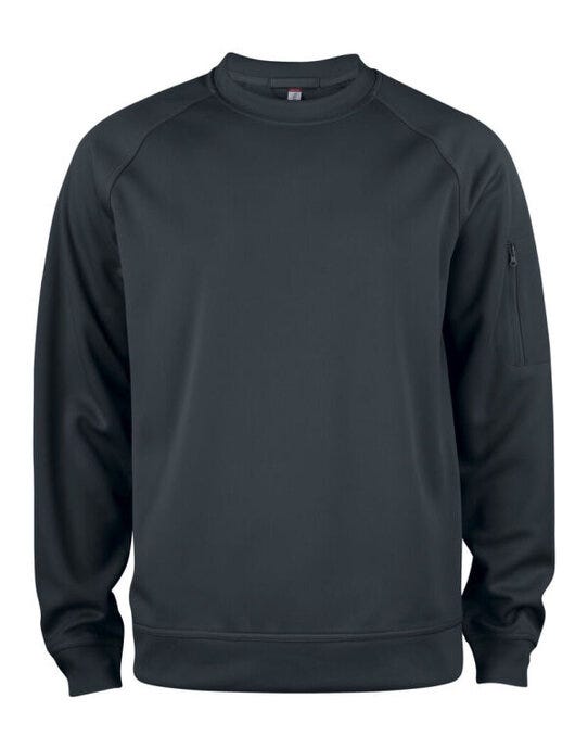 Clique CQ021010 Basic Active Roundneck - Black