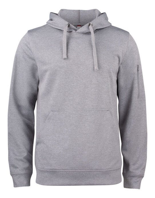 Clique CQ021011 Basic Active Hoody - Grey Melange