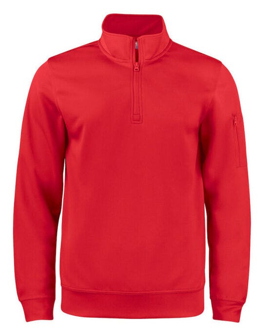 Clique CQ021013 Basic Active Half Zip - Red