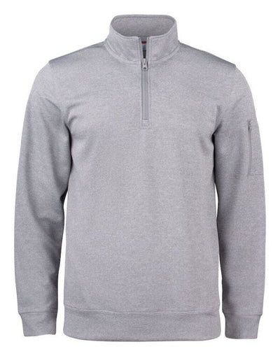 Clique CQ021013 Basic Active Half Zip - Grey Melange