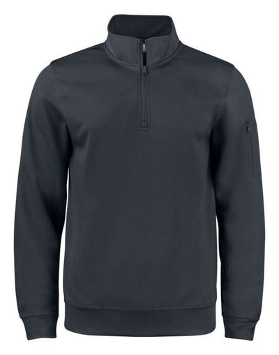 Clique CQ021013 Basic Active Half Zip - Black