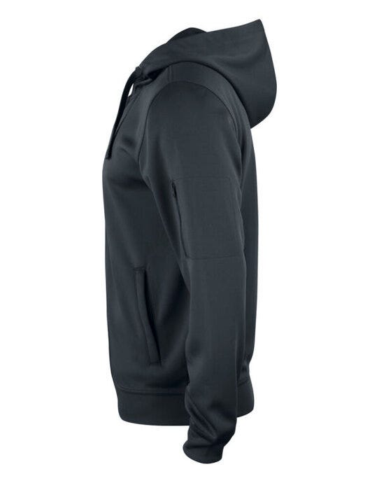 Clique CQ021014 Basic Active Full Zip Hoody - Black