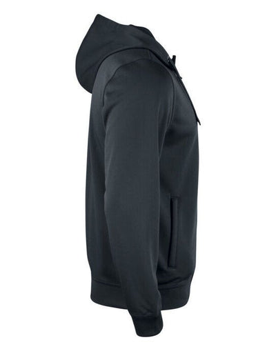 Clique CQ021014 Basic Active Full Zip Hoody - Black