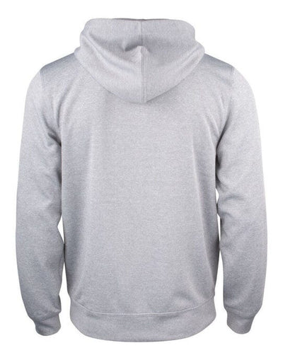 Clique CQ021014 Basic Active Full Zip Hoody - Grey Melange