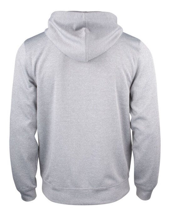 Clique CQ021014 Basic Active Full Zip Hoody - Grey Melange