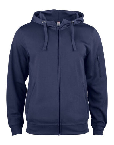 Clique CQ021014 Basic Active Full Zip Hoody - Dark Navy