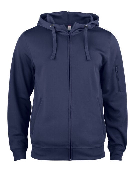 Clique CQ021014 Basic Active Full Zip Hoody - Dark Navy