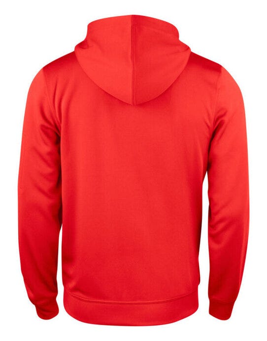 Clique CQ021014 Basic Active Full Zip Hoody - Red