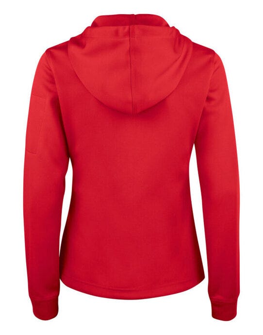 Clique CQ021015 Ladies Basic Active FZ Hoody - Red