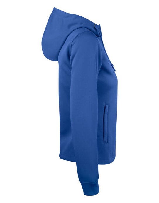 Clique CQ021015 Ladies Basic Active FZ Hoody - Royal Blue