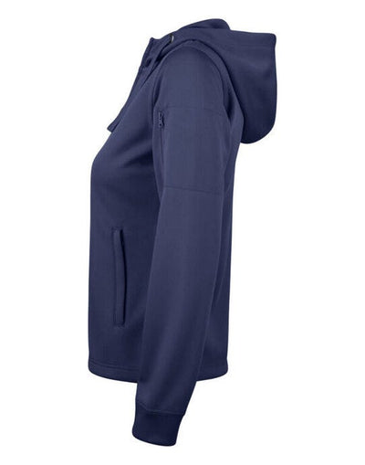 Clique CQ021015 Ladies Basic Active FZ Hoody - Dark Navy
