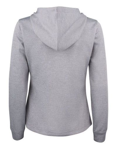 Clique CQ021015 Ladies Basic Active FZ Hoody - Grey Melange
