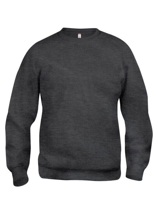 Clique CQ021030 Basic Roundneck - Anthracite Melange