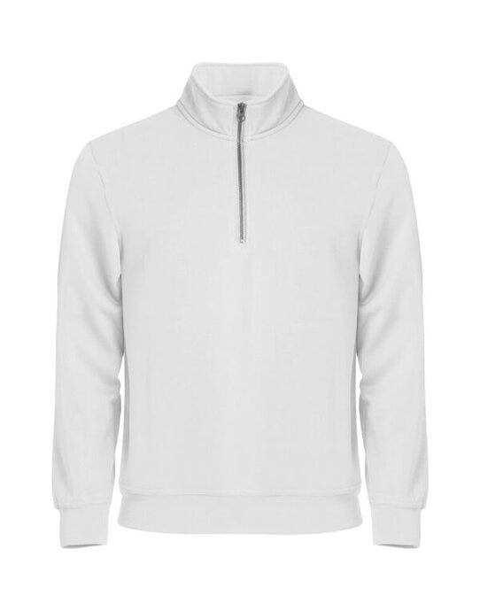 Clique CQ021033 Basic Half Zip - White