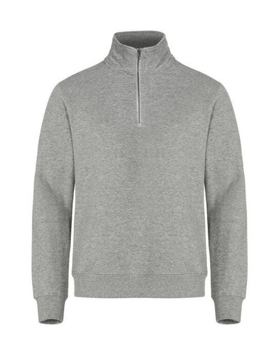 Clique CQ021033 Basic Half Zip - Grey Melange