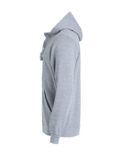 Clique CQ021034 Basic Hoody Full Zip Men's - Grey Melange