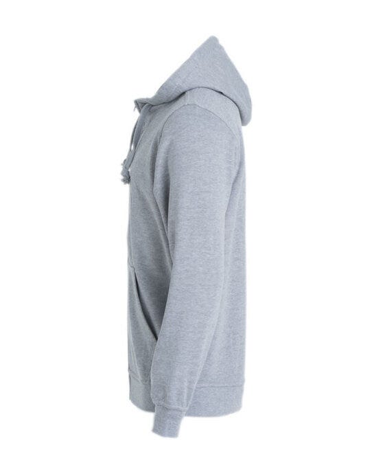 Clique CQ021034 Basic Hoody Full Zip Men's - Grey Melange