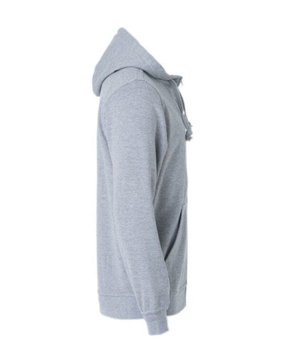 Clique CQ021034 Basic Hoody Full Zip Men's - Grey Melange