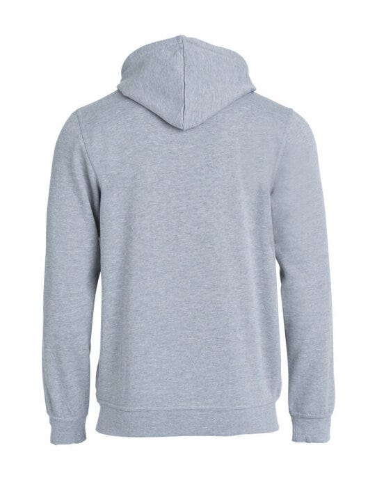 Clique CQ021034 Basic Hoody Full Zip Men's - Grey Melange
