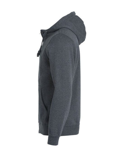 Clique CQ021034 Basic Hoody Full Zip Men's - Anthracite Melange