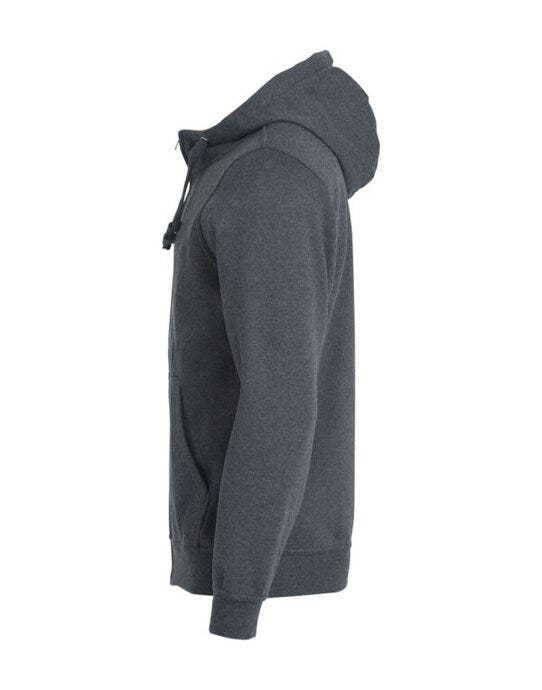 Clique CQ021034 Basic Hoody Full Zip Men's - Anthracite Melange