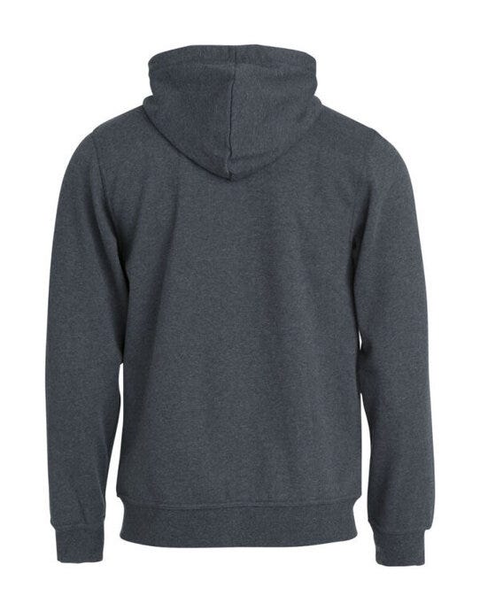 Clique CQ021034 Basic Hoody Full Zip Men's - Anthracite Melange