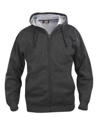 Clique CQ021034 Basic Hoody Full Zip Men's - Anthracite Melange
