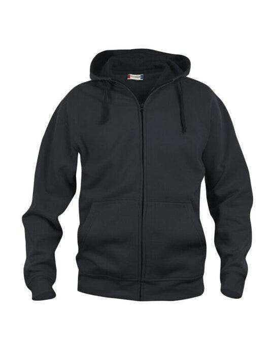 Clique CQ021034 Basic Hoody Full Zip Men's - Black