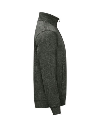 Clique CQ021038 Basic Cardigan - Anthracite Melange