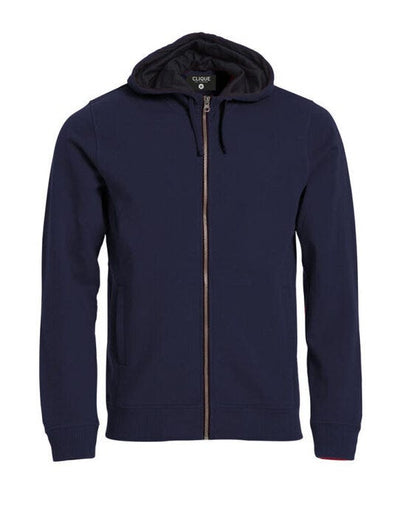 Clique CQ021044 Classic Full Zip Hoody - Dark Navy