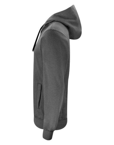 Clique CQ021044 Classic Full Zip Hoody - Anthracite Melange
