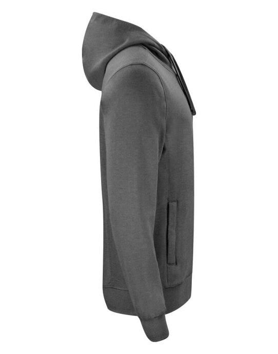Clique CQ021044 Classic Full Zip Hoody - Anthracite Melange
