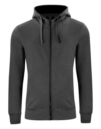 Clique CQ021044 Classic Full Zip Hoody - Anthracite Melange