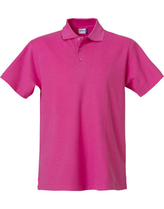 Clique CQ028230 Basic Polo - Bright Cerise