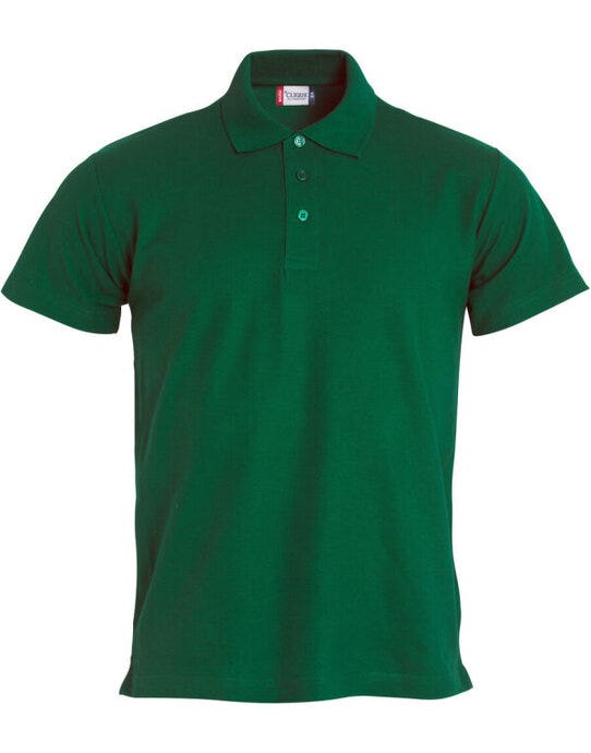 Clique CQ028230 Basic Polo - Bottle Green