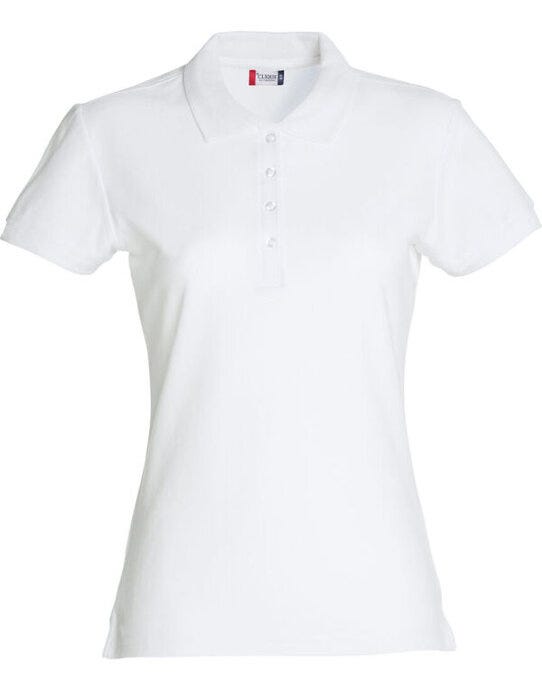 Clique CQ028231 Ladies Basic Polo - White
