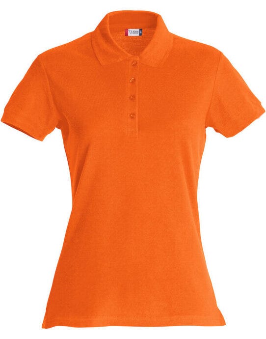 Clique CQ028231 Ladies Basic Polo - Blood Orange