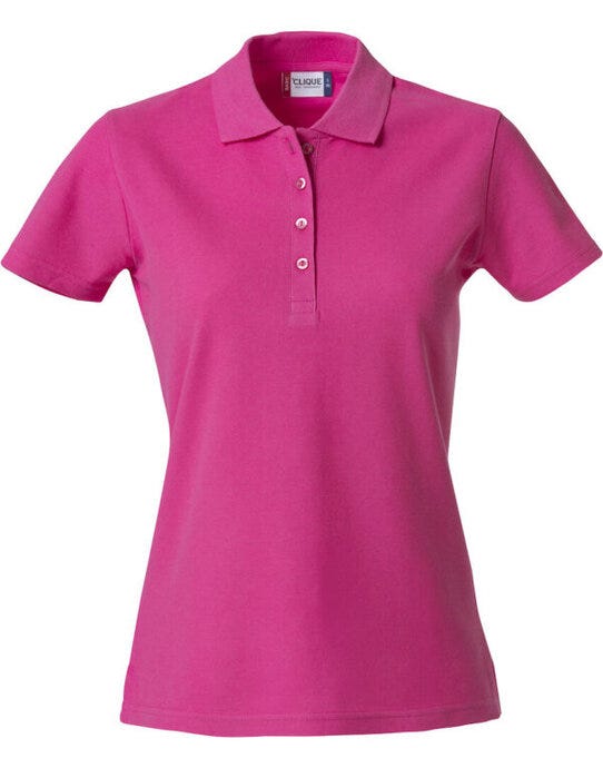 Clique CQ028231 Ladies Basic Polo - Bright Cerise