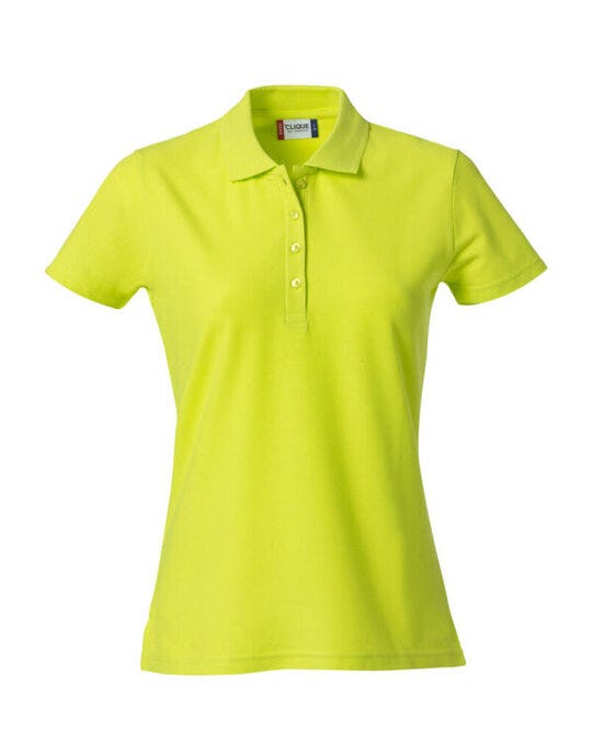 Clique CQ028231 Ladies Basic Polo - Visibility Green
