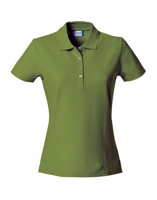 Clique CQ028231 Ladies Basic Polo - Army Green