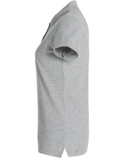 Clique CQ028231 Ladies Basic Polo - Grey Melange