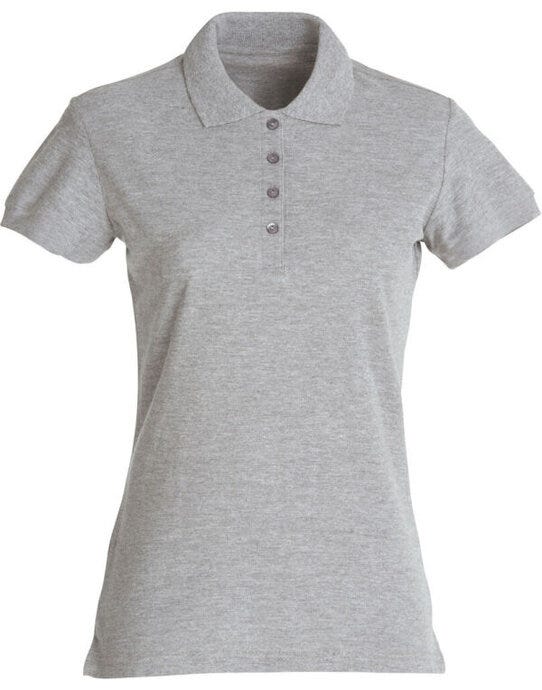 Clique CQ028231 Ladies Basic Polo - Grey Melange