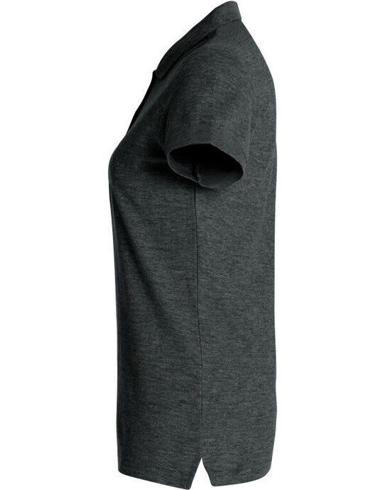 Clique CQ028231 Ladies Basic Polo - Anthracite Melange