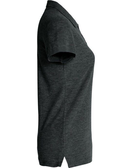 Clique CQ028231 Ladies Basic Polo - Anthracite Melange