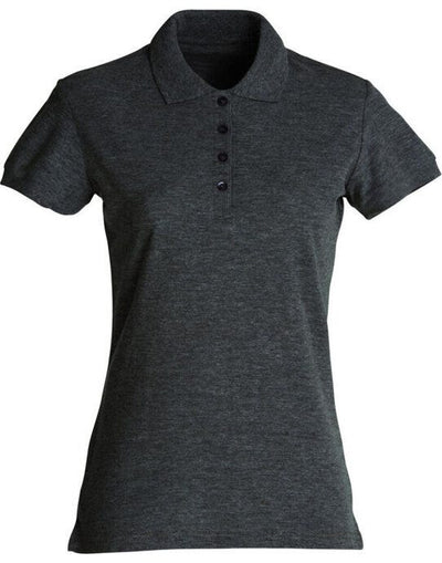 Clique CQ028231 Ladies Basic Polo - Anthracite Melange