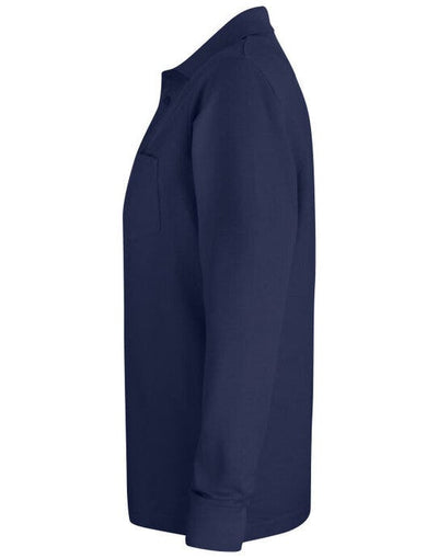 Clique CQ028235 Basic Pocket Polo L/S - Dark Navy