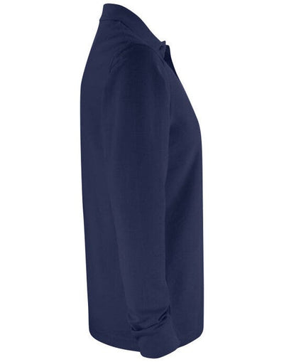 Clique CQ028235 Basic Pocket Polo L/S - Dark Navy