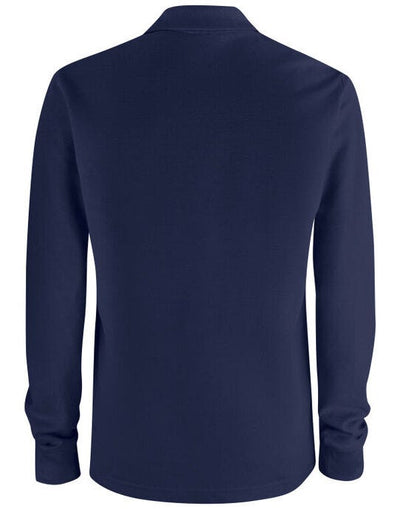 Clique CQ028235 Basic Pocket Polo L/S - Dark Navy