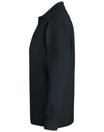 Clique CQ028235 Basic Pocket Polo L/S - Black